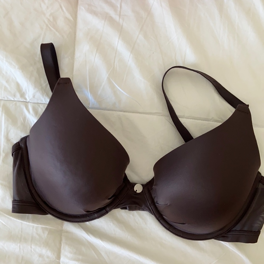 DKNY 34D brown lined wired bra